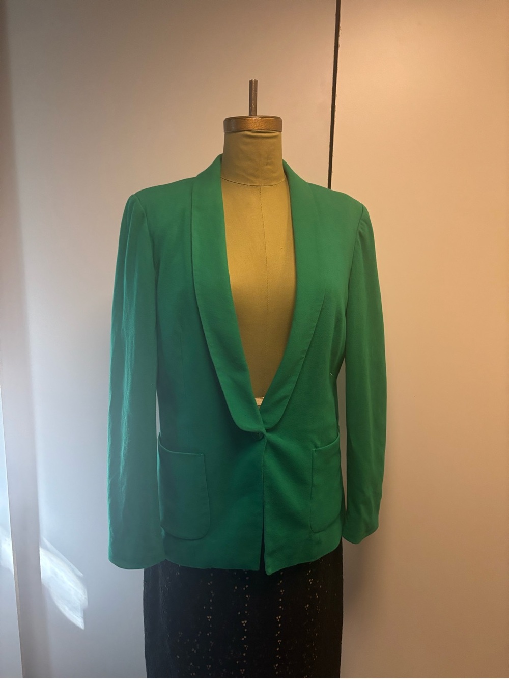 Green Women's Blazer Jacket